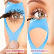 Resim 3’ü 1 Arada Kirpik & Göz Farı Makyaj Aleti - Lekesiz Uygulama için Silikon Kıllar, Kokusuz Plastik ve Avuç Fırçası Tasarımlı Çok Fonksiyonlu Eyeliner Asistanı, Tüm Açık Bej Renkler için Maskara Fırçası, Kirpik Fırçası, Ergonomik Sap, Dayanıklı Kıllar, Profesyonel Stilistler İçin 