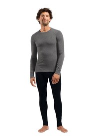 Resim Odlo Odlo Active Warm Bl Top Crew Neck L/s Erkek Gri İçlik Üst 5504 Gri 