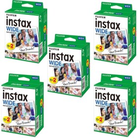 Resim Fujifilm Instax Wide 20'li Film 5'li Set 100 Poz 