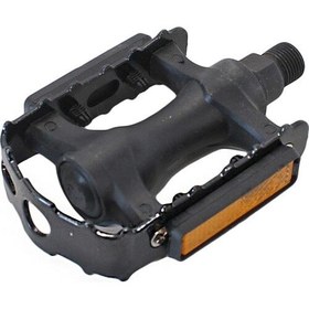 Resim Alüminyum Bisiklet Pedal Yarı Metal Çelik Bilyalı Pedal 