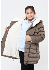 Resim Benitto Kids Kız Çocuk Kaban Haki 
