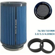Resim Elmpaly Yüksek Akışlı Polen Filtresi Tüpü 76/89/101mm Mavi Kış Ve Sis İçin Motor Koruma 
