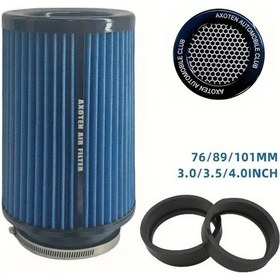 Resim Elmpaly Yüksek Akışlı Polen Filtresi Tüpü 76/89/101mm Mavi Kış Ve Sis İçin Motor Koruma 