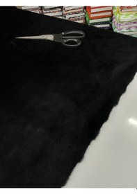 Resim Toskana Peluş Kumaş Siyah 