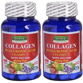 Resim Vitapol Collagen Hyaluronic Acid Vitamin C 2x100 Tablet 