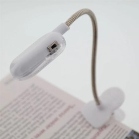 Resim Tek-İş Beyaz Pilli Mandallı Kitap Okuma Lambası (529329) 