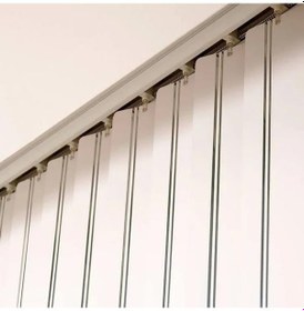 Resim As Perde Çizgili Pvc Dikey Perde 