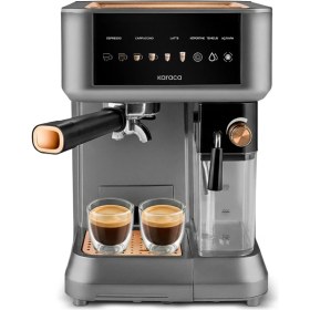 Resim Karaca Mycaffe Barista S10 Entegre Süt Hazneli Otomatik Espresso Latte ve Cappuccino Mak. Copper 
