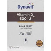 Resim Dynavit Vitamin D3 600 IU Sprey 20 ml 