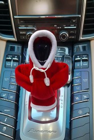 Resim KYLE XM Noel Baba Kostümü Vites Kıyafeti Araç Aksesuarı Hoodie Kapşonlu Vites Poları 