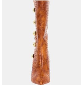 Resim Katy Perry The Revıval Ornamet Kadın Taba Yılan Baskılı Topuklu Çizme Taba 