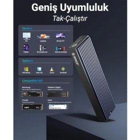 Resim Peri Store Usb3.1 Gen2 10GBPS M.2 Nvme SSD Disk Kutusu Alüminyum 