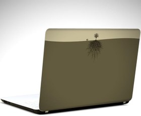 Resim Ağaç Minimal Laptop Sticker 10 İnch (25X19CM) 