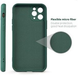 Resim Preo Nano iPhone 11 Lens Korumalı Silikon Telefon Kılıfı Duman Grisi 