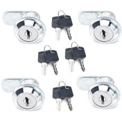 Resim A2922-02 4 Adet 15mm Silindir Çekmece Ve Dolap Kilidi Kam Kilitleri 