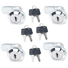 Resim A2922-02 4 Adet 15mm Silindir Çekmece Ve Dolap Kilidi Kam Kilitleri 