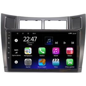 Resim Celali Tuning Toyota Yaris 2007-2011 Android 12 Carplay Navigasyon Multimedya - 2gb Ram 32gb Hdd 