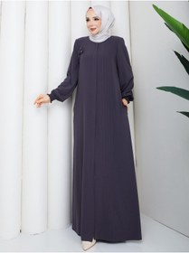 Resim moda asmila Özel Günler İçin Terletmez Ferace Broş Hediyeli 