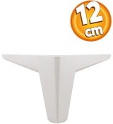 Resim Badem10 Sedir Lüks Mobilya Kanepe Sehpa Köşe Takımı Puf Koltuk Ayağı 12 Cm Beyaz Baza Ayakları 