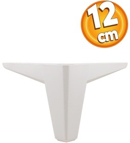 Resim Badem10 Sedir Lüks Mobilya Kanepe Sehpa Köşe Takımı Puf Koltuk Ayağı 12 Cm Beyaz Baza Ayakları 