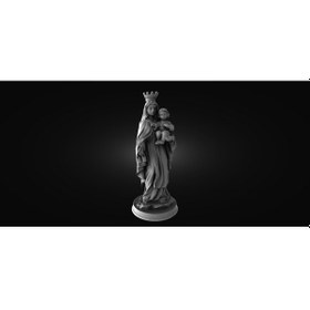 Resim Opencart Bebek İsa Heykeli İle Meryem Ana Sadece Plastik Aparattır 