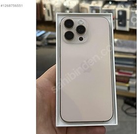 Resim Apple iPhone 16 Pro Max İkinci El TR | 256 GB | Çöl Titanyum 