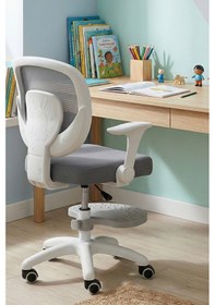 Resim Drift Arya Çocuk Çalışma Sandalyesi Ayak Pedallı Gri 