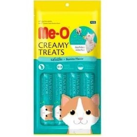 Resim Meo Kurutulmuş Füme Ton Balıklı Krema Kedi Ödülü 4x15 gr 