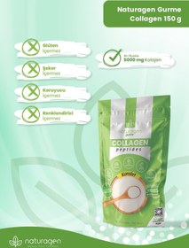 Resim Naturagen Kolajen 2'li Gurme %100 Saf Collagen Peptides 150 gr (TİP 1&TİP 3 SIĞIR KOLAJEN PEPTİT) 2 X1 50 gram 