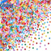 Resim GDGDSY 1000 Adet Mini Yuvarlak Düğmeler, Çeşitli Renkler, 4mm 2 Gözlü, Plastik Reçine Bebek Giyim Düğmeleri, DIY Bebek Aksesuarları, El Sanatları ve Dikiş İçin Mükemmel 