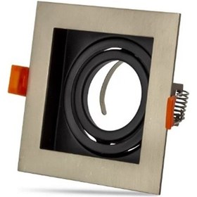 Resim Noas Amazon Saten - Kare Led Spot Boş Kasa Yl60-1362 Gri - Beyaz 