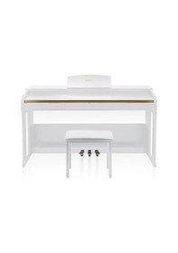 Resim Jwin Sapphire Sdp-214 Çekiç Aksiyonlu 88 Tuşlu Dijital Piyano + Tabure - Beyaz 