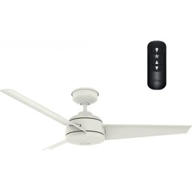 Resim Trimaran Taze Beyaz - 132 Cm. Uzaktan Kumandalı Nemli Dış Mekan Tavan Vantilatörü 