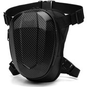 Resim Mufunye Çok İşlevli Motosiklet Çantası Su Geçirmez Motosiklet Sürüş Bacak Çantası Bel Çantası Motosiklet Yağ Kutusu Çantası 