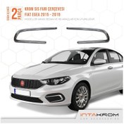 Resim Fiat Egea Krom Sis Farı Çerçevesi 2 Parça 2015 - 2020 Sd - Hb 