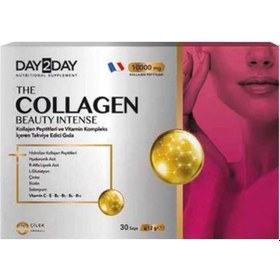 Resim Day2Day The Collagen Beauty Intense Çilek 12 G x 30 Saşe 