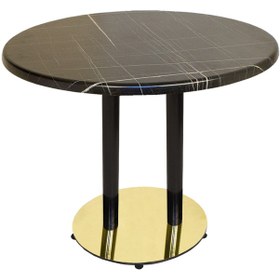 Resim Karanfil Gold Mega Werzalit Yuvarlak Mutfak Masası 107cm 