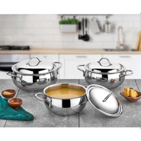 Resim Gülsan Irem 6 Parça Tencere Seti 