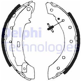 Resim Delphı Ls1717 - Arka Pabuç Balata Clıo-logan-twingo-p106-p206-p3 