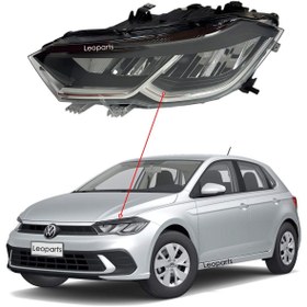 Resim Leoparts Volkswagen Polo Far Lambası Sol (LEDLİ) 2021-2023 2g1941005c 