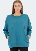 Resim VIKENTI SW Oversize Kadın Sweatshirt Petrol 