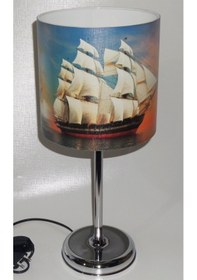 Resim Tekay Aydınlatma Gemili Denizci Çocuk Odası Abajur 