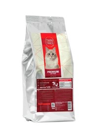 Resim Twin Tails 3015 Premıum Yetişkin Kedi Maması Somon Balıklı Ve Pirinçli 15 KG 