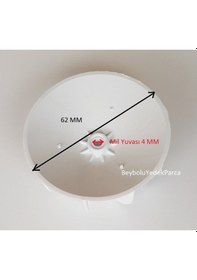 Resim Arzum Uyumlu Pervane Saç Kurutma Pervanesi 9 Kanat Çap 62 Mm Mil Yuvası 