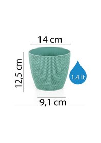Resim Serinova Sümela Örgü Desenli Saksı 1.4 Lt 15249801 
