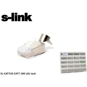 Resim Cat7 100 Lük Jack Konnektör 100 Lü Paket Cat7 Konnektör 
