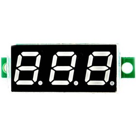 Resim TLS Robotik 0.28 Inch Dc 0-100v 3 Kablolu Kırmızı Mini Dijital Voltmetre Ekran Modülü 