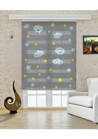 Resim Perdecizade Enxboy Mavi Bulutlu Dijital Baskılı Zebra Perde-cocuk Odası-stor Perde Tyc3fb855510ea0bc1c568700 Renkli 