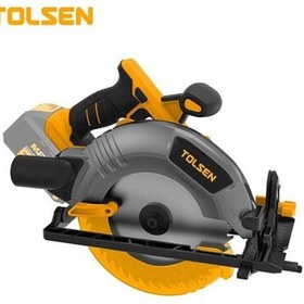 Resim TOLSEN 87282 20 V Li-On Şarjlı Daire Testere Kömürsüz Endüstriyel 2.0AH 