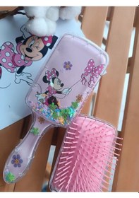 Resim Pullu Minnie Mouse Kız Çocuklarına Özel Acıtmayan Tarak 1 Adet 